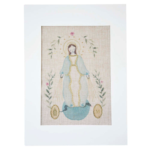 Lienzo para bordar Virgen de Los Rayos