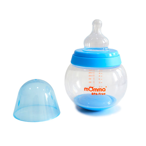 Biberon +4 meses Azul