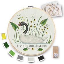 Cargar imagen en el visor de la galería, Kit XL Bastidor 30cm Cisne Cuello Negro