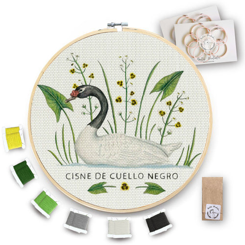 Kit XL Bastidor 30cm Cisne Cuello Negro