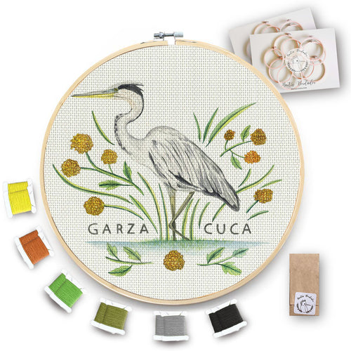 Kit XL Bastidor 30cm Garza Cuca