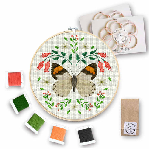 Mini Kit para bordar Mariposa Eroesa