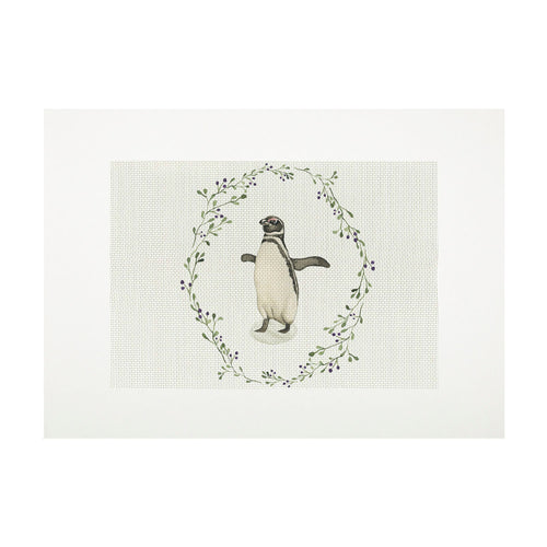 Lienzo para bordar Pinguino