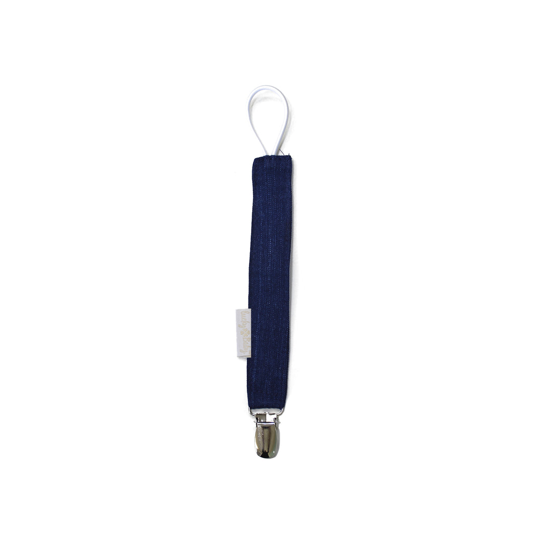 Porta Chupetes Jeans Azul Upcycling
